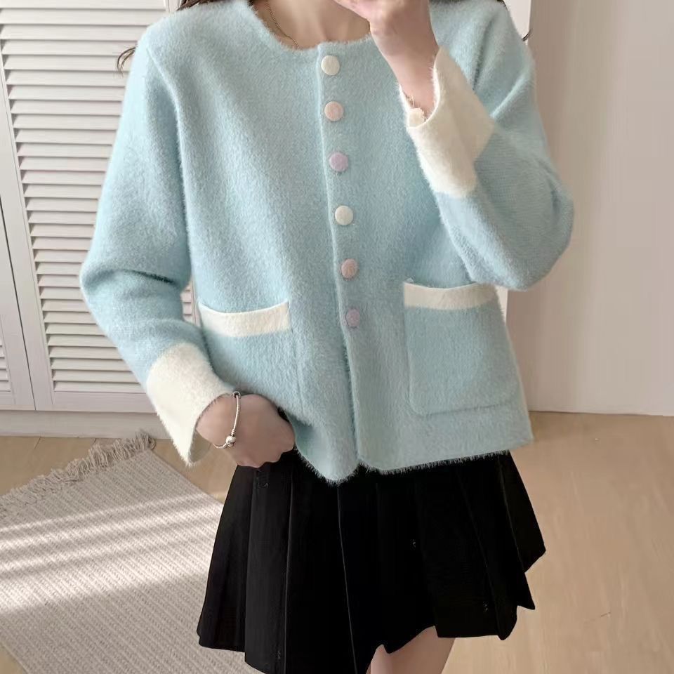 Damen Strickjacke Lässig Eveloria