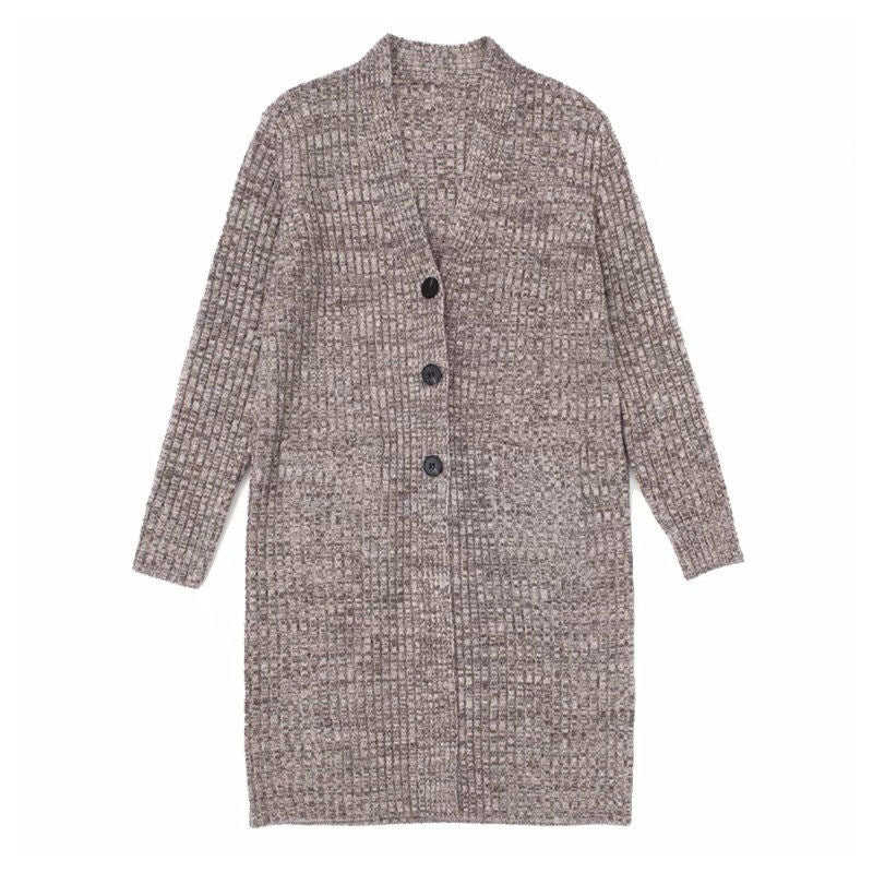 Damen Strickjacke Kuschelig Mit Taschen Modisch Grau Eveloria