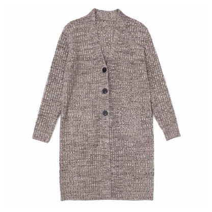 Damen Strickjacke Kuschelig Mit Taschen Modisch Grau Eveloria