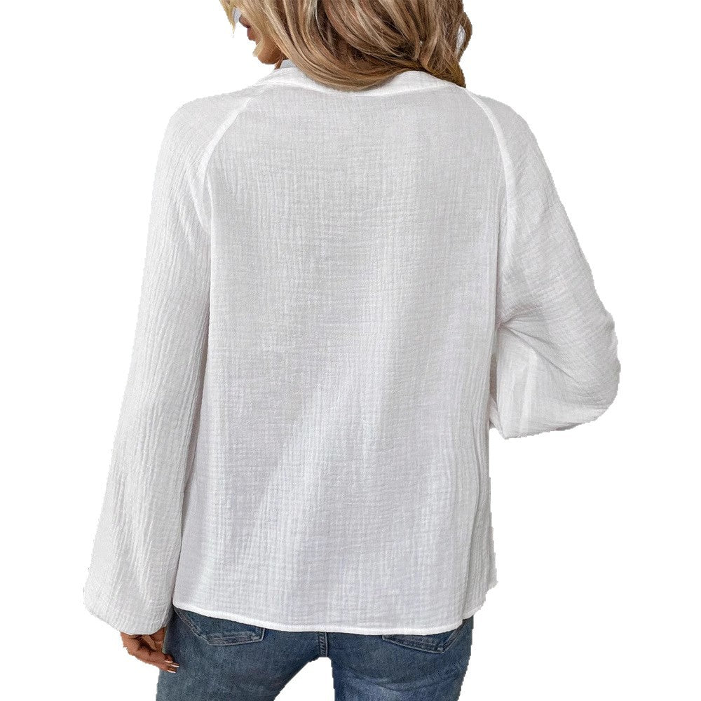 Damen Bluse Paisley Motiv Elegant Ärmel
