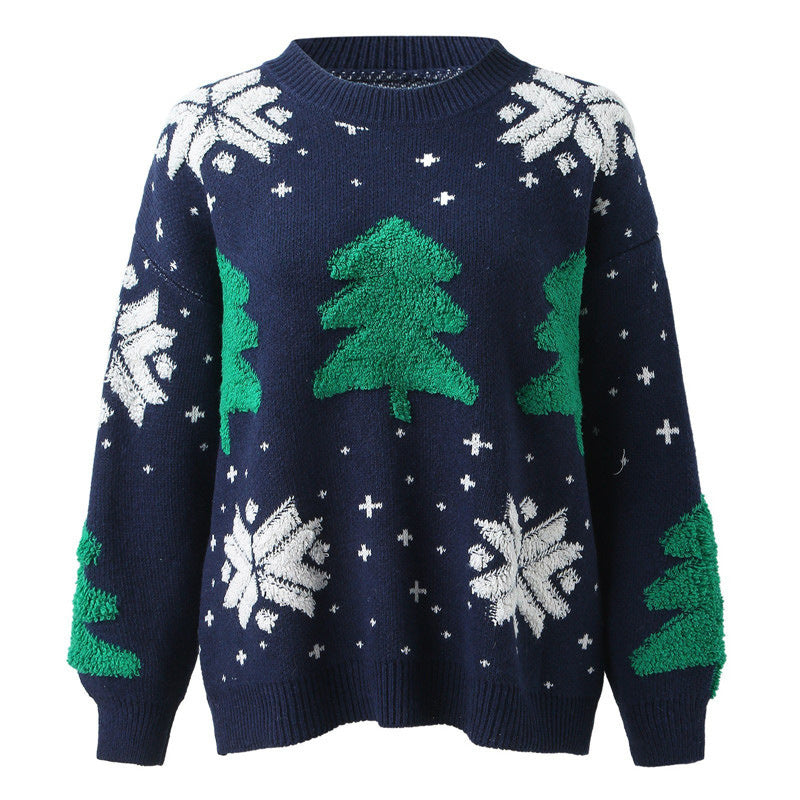 Damen Winterpullover Kuschelfleece Eveloria