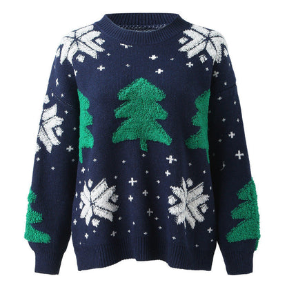 Damen Winterpullover Kuschelfleece Eveloria