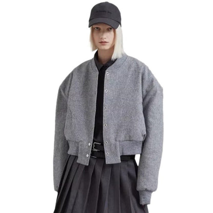 Damen Oversized-Jacke Wollmix Eveloria