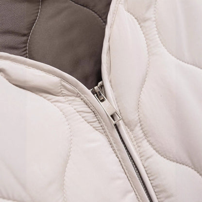 Damen Übergangsjacke Gesteppt Seitentaschen Moderner Schnitt