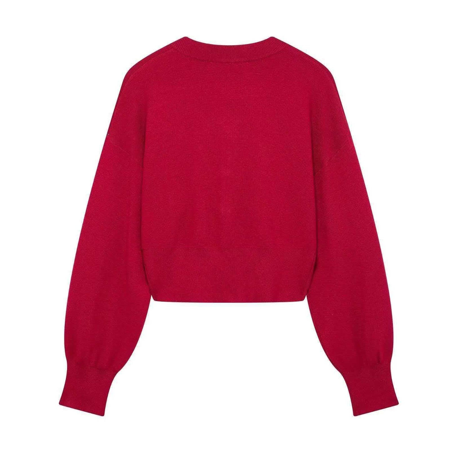 Damen Strickjacke Herzknöpfe Eveloria