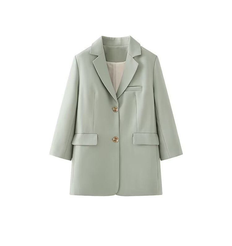 Damen Blazerjacke mit Knöpfen und Taschen Eveloria