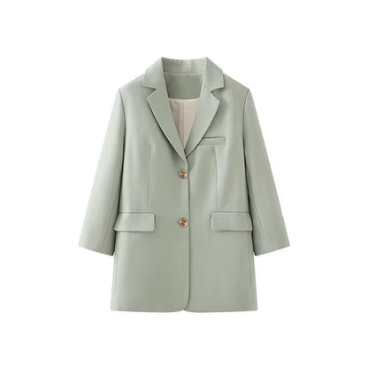 Damen Blazerjacke mit Knöpfen und Taschen Eveloria