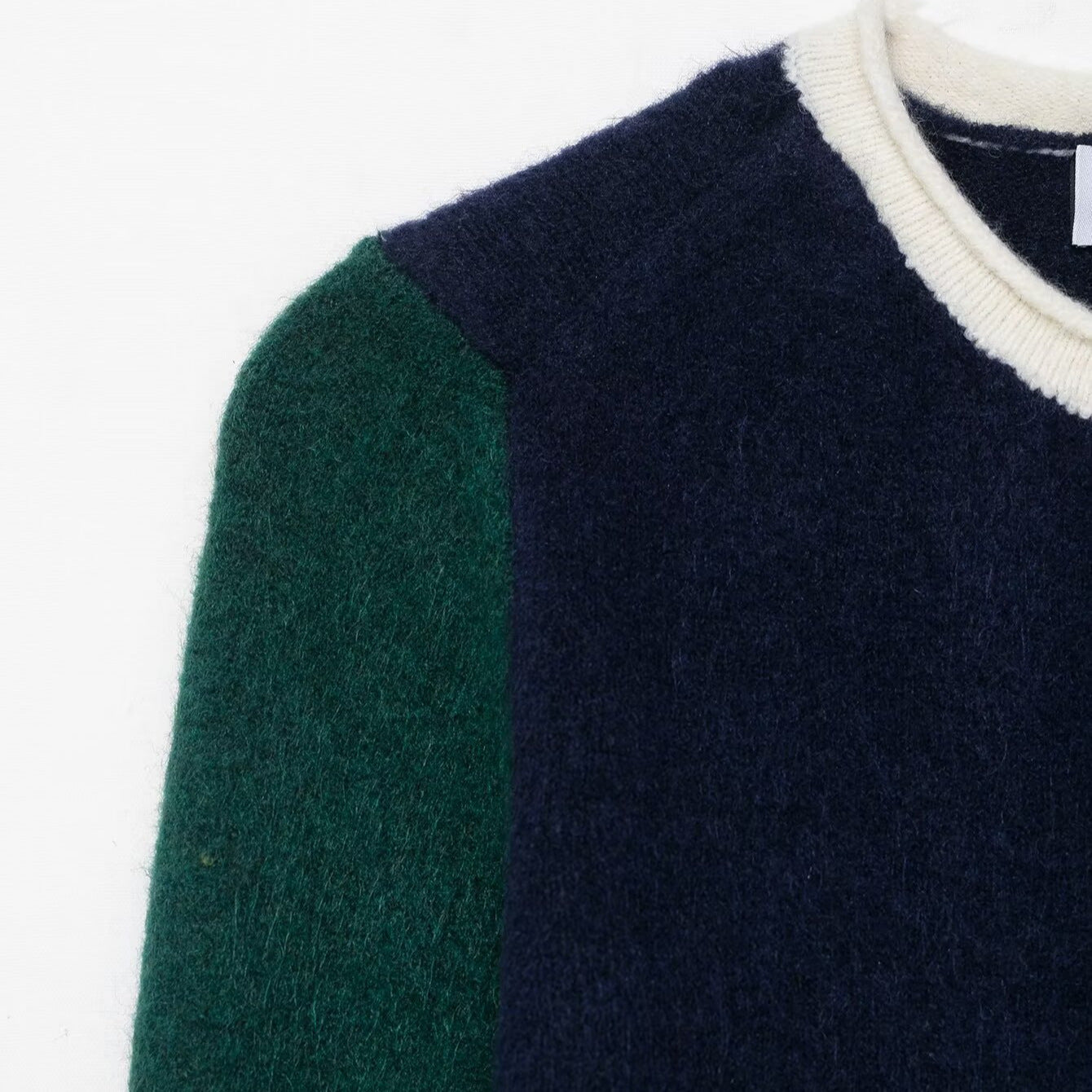 Damen Strickjacke Kontrastärmel Eveloria