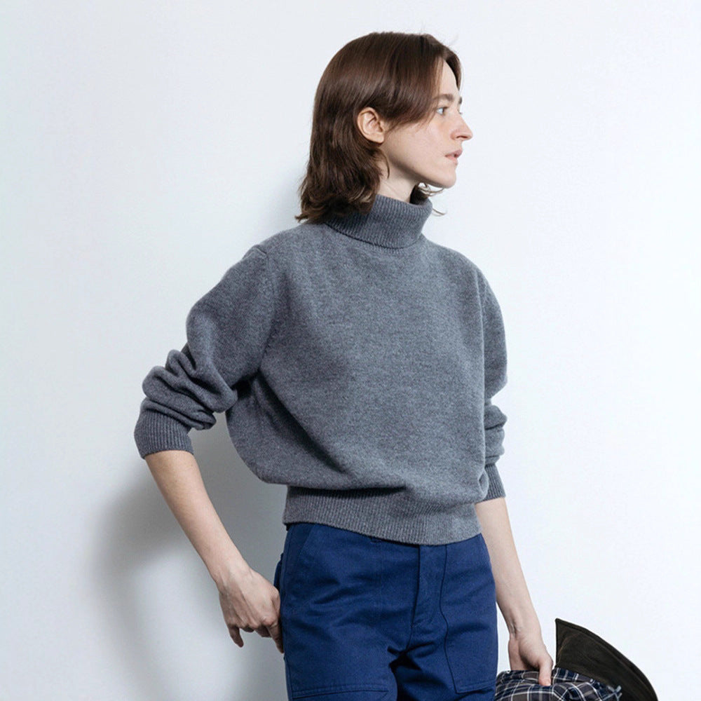 Damen Rollkragenpullover aus Strick Eveloria Kuschelig - Eveloria