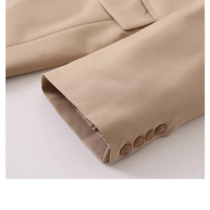 Damen Blazerjacke Moderner Schnitt Praktische Taschen Eveloria
