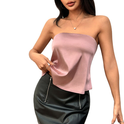 Damen Trägerloses Chiffon- Fließender Schnitt Eveloria