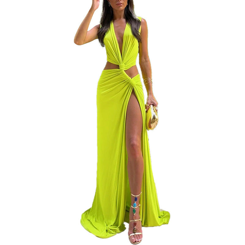 Damen Cut-Out-Kleid Eveloria Glamour