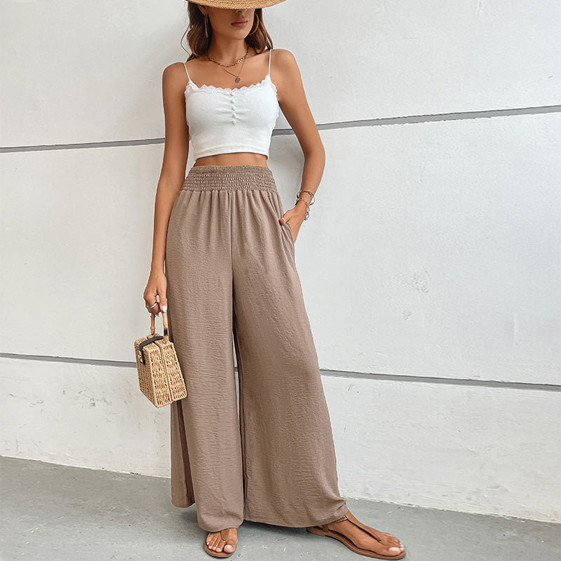 Damen Palazzo-Hose Weite Bein Eveloria