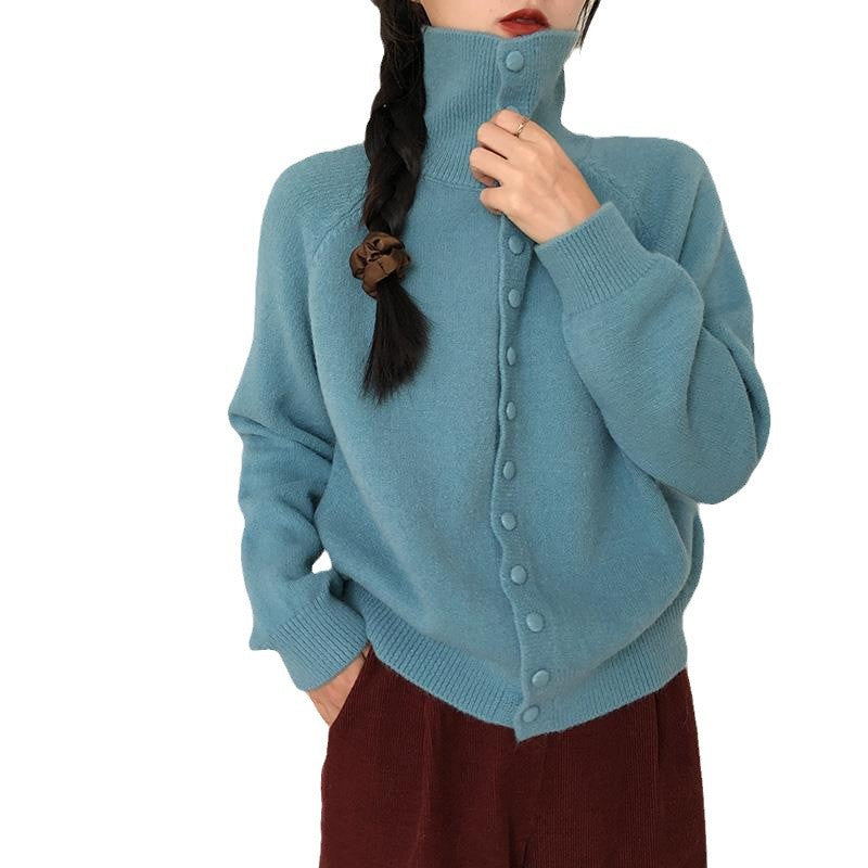Damen Cardigan mit Knöpfen Modisch Eveloria
