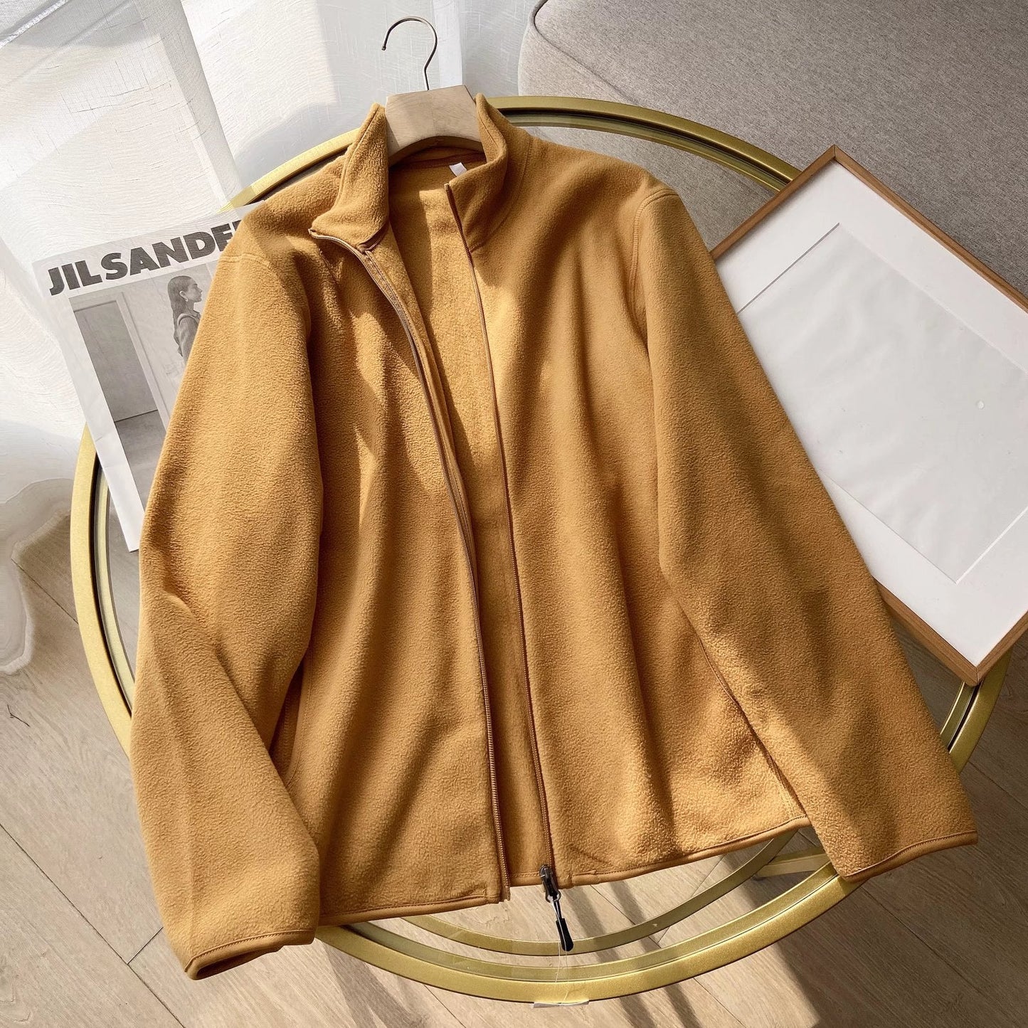 Damen Fleecejacke Hochkragen Eveloria