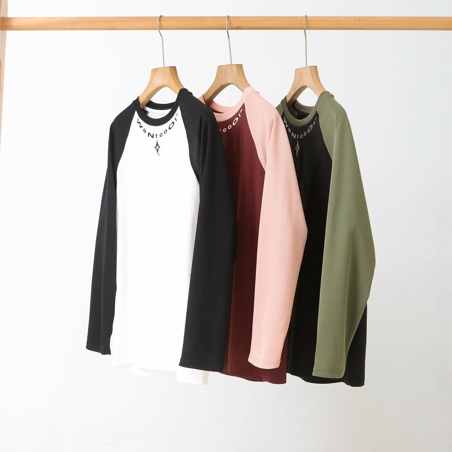 Damen Sportliches Langarmshirt Raglanärmel Baumwolle Eveloria