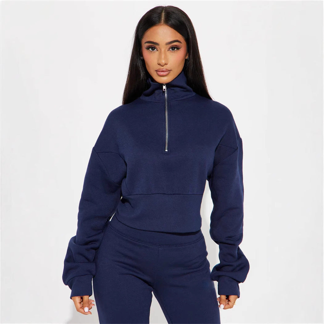 Damen Anzug-Set Elastisch Hochkragen Eveloria