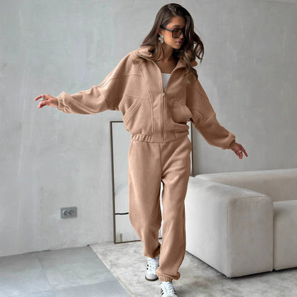 Damen Jumpsuit Tiefes Dekolleté Komfortschnitt Eveloria