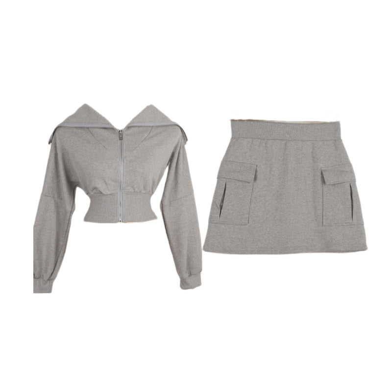 Damen Hoodie Kleid Sportlich Mit Taschen Eveloria