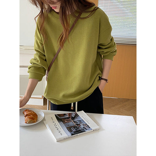 Damen Oversized Sweatshirt Raglanärmel Grau Eveloria - Eveloria