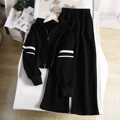 Damen Hoodie Jogginghose Kombi mit Reißverschluss Eveloria
