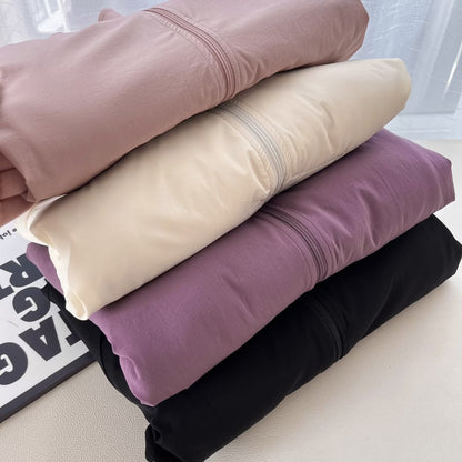 Damen Fleecejacke Hochkragen Eingrifftaschen Kuschelig