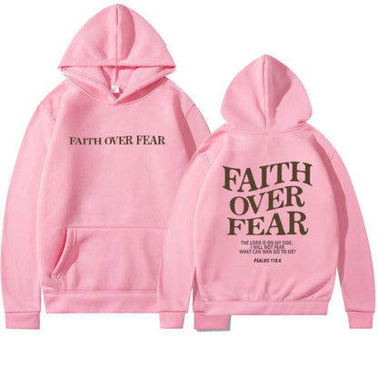 Damen Hoodie Bequem Inspirierender Schriftzug Grau Eveloria