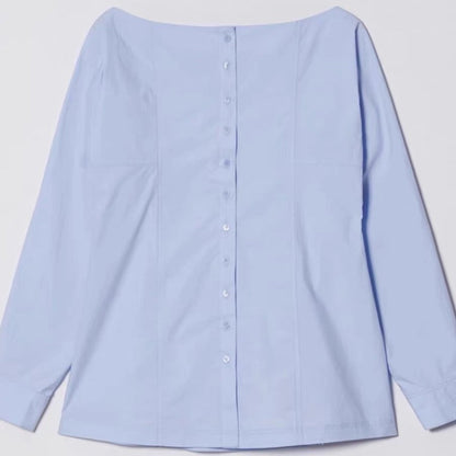 Damen Klassische Hemdbluse Modern Eveloria