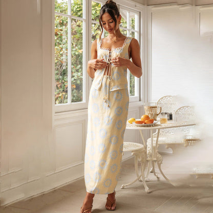Damen Sommerkleid Eveloria Leicht Baumwolle Pastell
