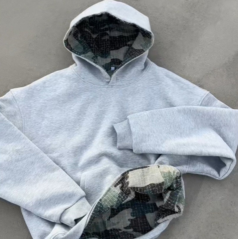Damen Hoodie Camouflage Futter Eveloria