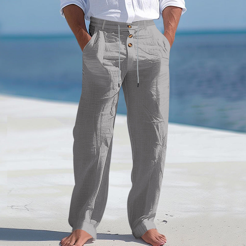 Herrenhose Hochbund Bequem Mit Taschen