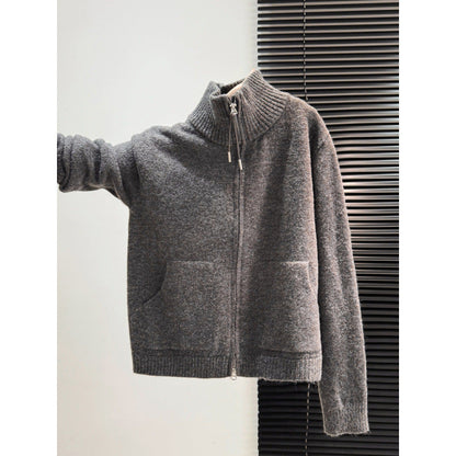 Damen Thermostrickjacke Hochschließend 2 Taschen Eveloria
