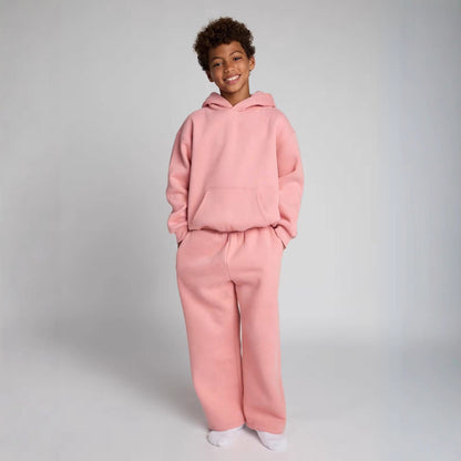 Damen Fleece-Loungewear-Set Eveloria Entspannt