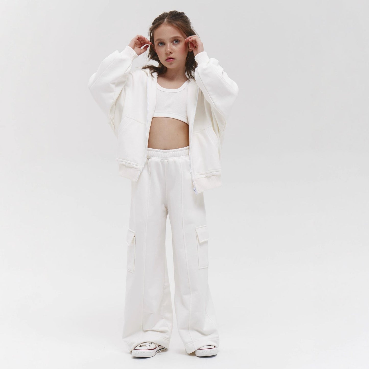 Damen Sportanzug Kapuzenjacke Jogginghose Set