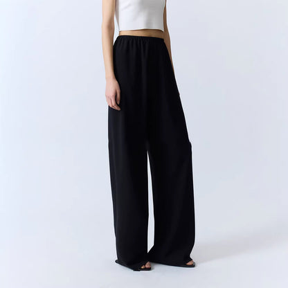 Damen Elastische Hose Weite Passform