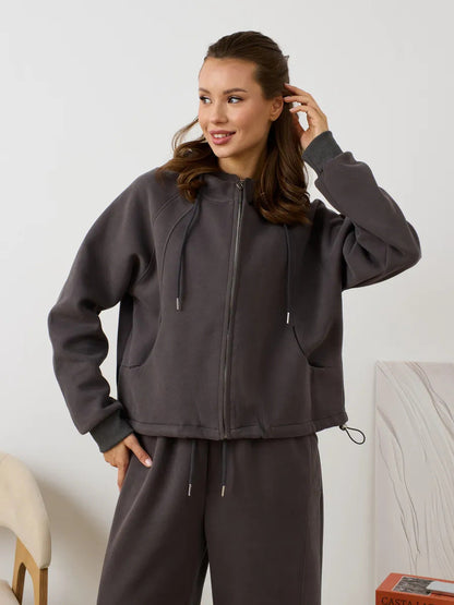 Damen Kapuzenjacke Frisch Eveloria