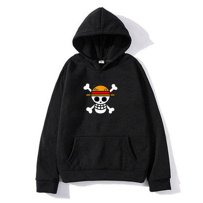 Damen Kapuzenpullover Piratenmotiv Bequem Eveloria