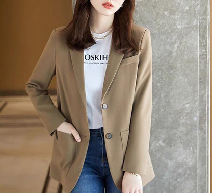 Damen Blazer mit Taschen Eveloria Elegantes Design