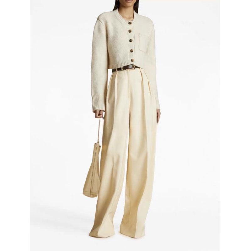 Damen Strickcardigan Kürzer Knöpfe Eveloria - Eveloria