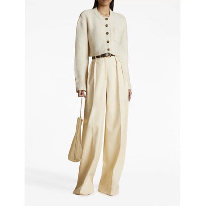 Damen Strickcardigan Kürzer Knöpfe Eveloria - Eveloria