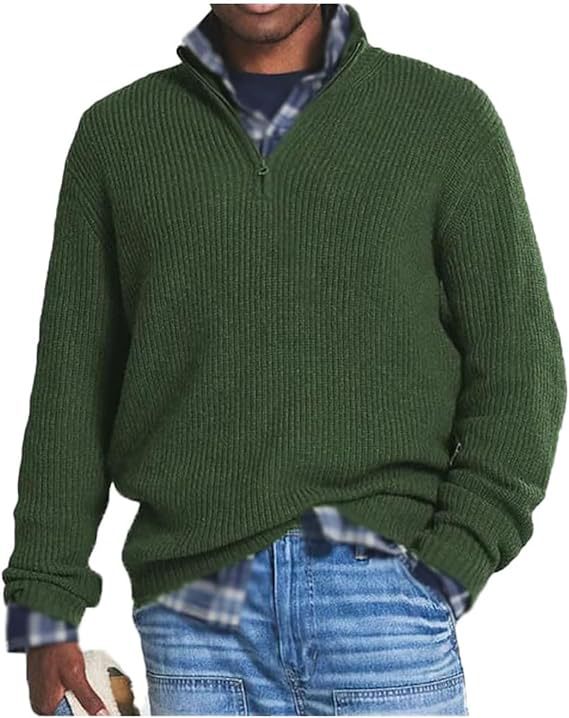 Eveloria Herren Zip Pullover Stilvoll