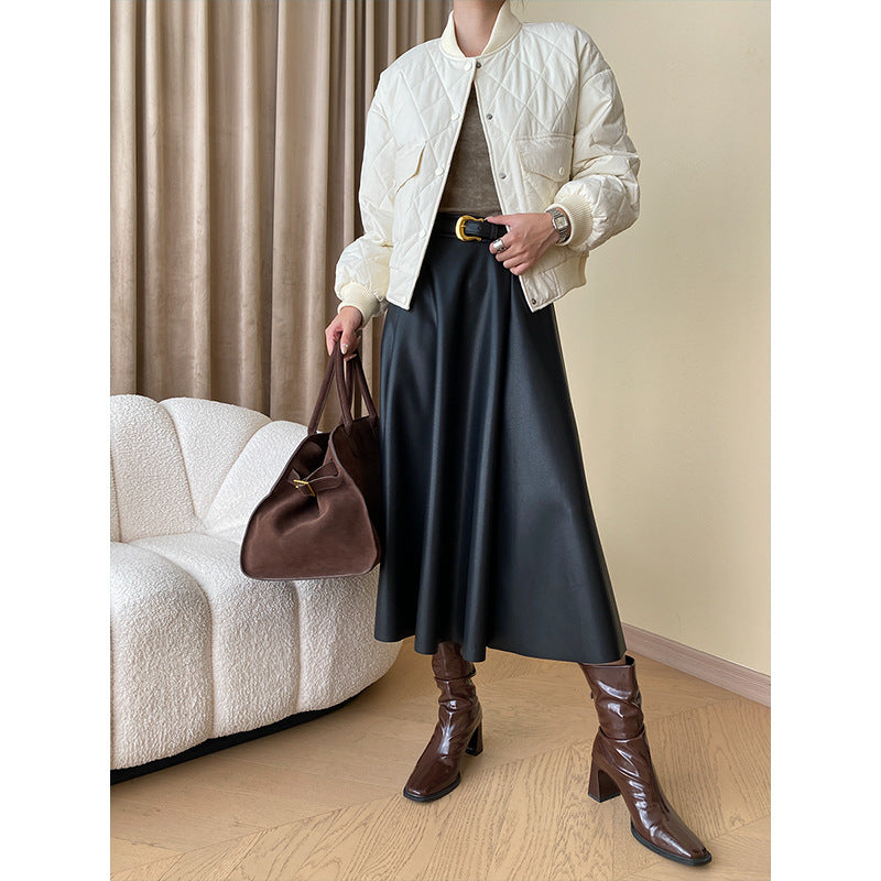 Damen Übergangsjacke Gesteppt Minimalistisch Eveloria