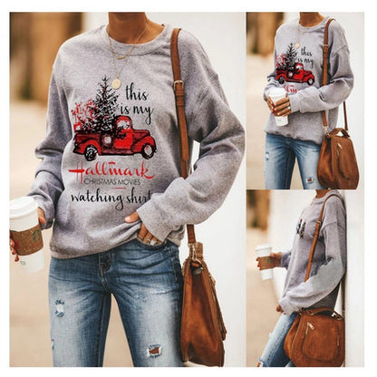 Damen Sweatshirt Festlich Lässig Eveloria