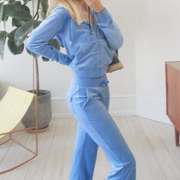 Damen Jogginganzug Sportlich Modisch Eveloria