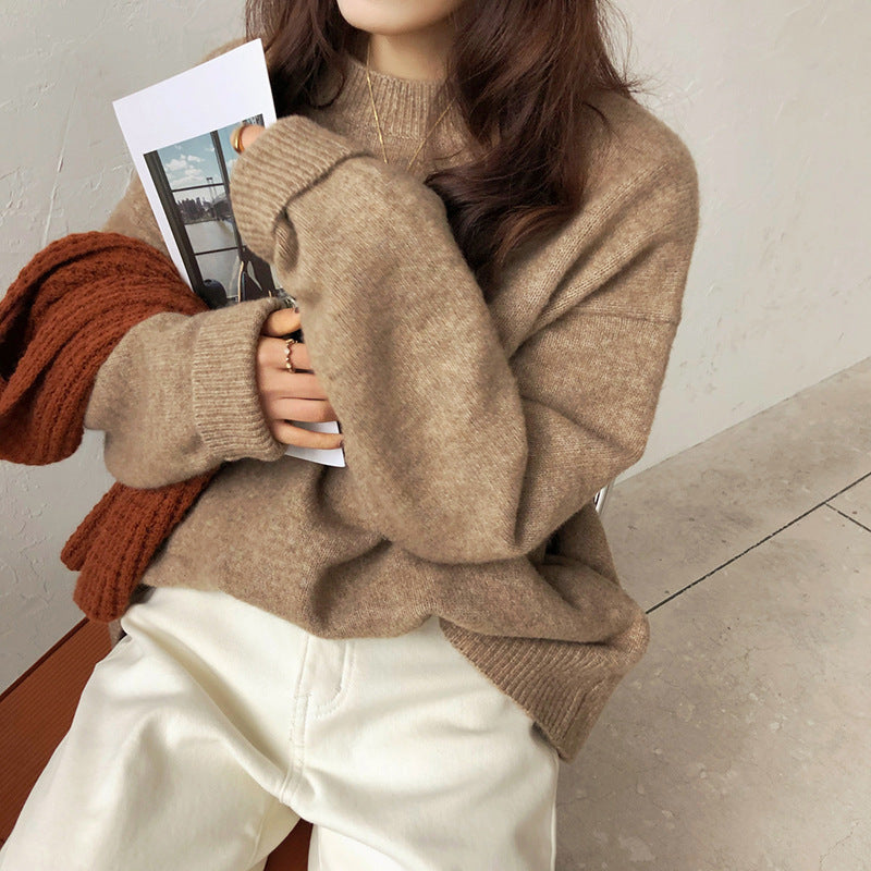 Damen Oversized Strickpullover Eveloria