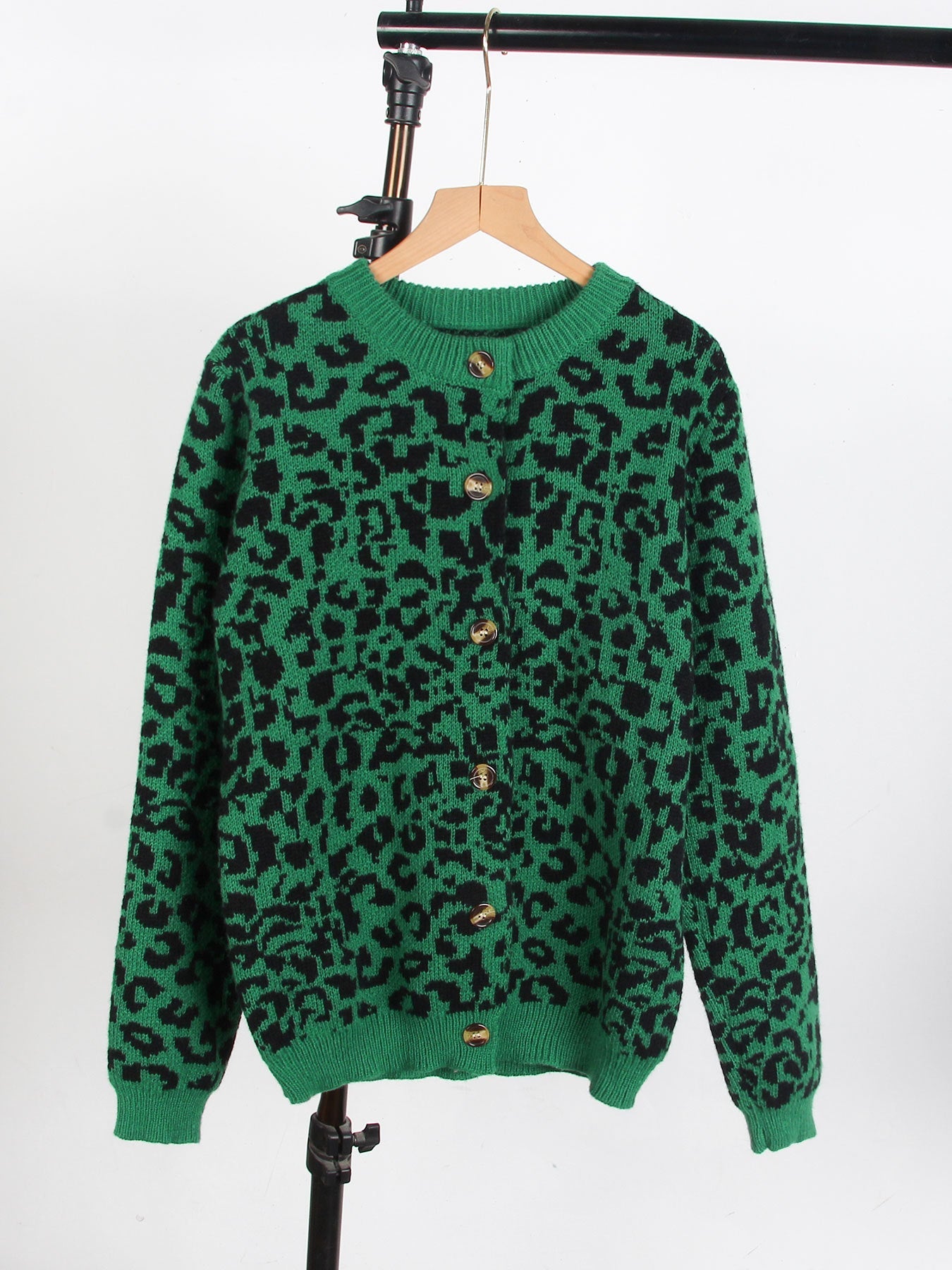 Damen Pullover Tierprint Lässig Eveloria