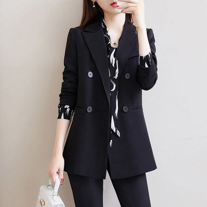 Damen Blazer Doppelreiher Eveloria Elegantes Design