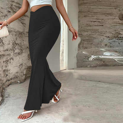 Damen Fishtail-Rock Hohes Bund Figurbetonter Schnitt Eveloria