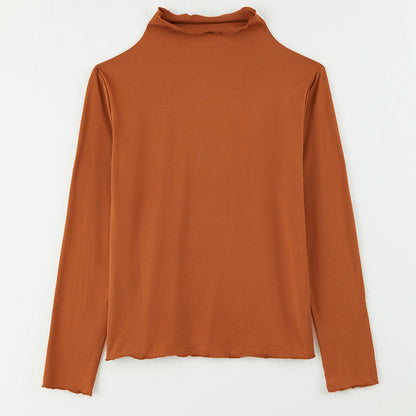 Damen Langarm Rollkragenpullover Eveloria
