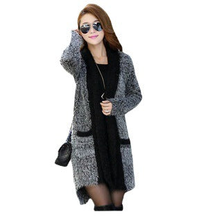 Damen Cardigan Flauschig Lässig Eveloria